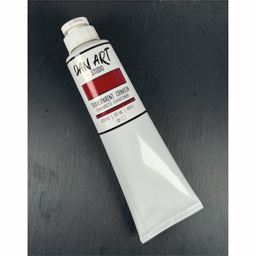 Dan Art Akryl maling Transparent carmosin 120ml